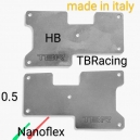 Rinforzi Flessibili in nanoflex 0,5 mm per HB 817 bracci posteriori