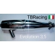 new marmitta Evo 2 TBRacing 2135 e collettore TBR-8.0